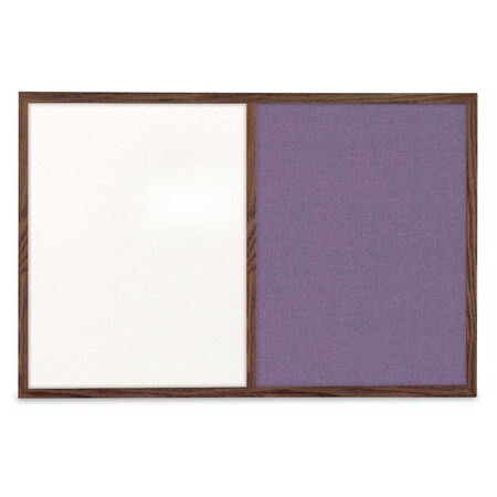 United Visual Products Slim Style Indoor Enclosed Corkboard, 30 UV503SCH-GOLD-KEYLIME